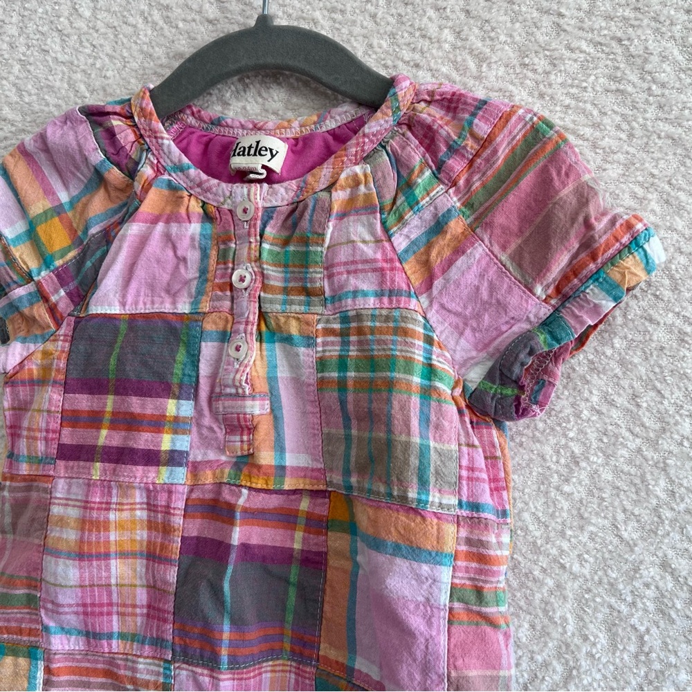 Hatley Baby Infant Patch Pinkโ Dress With Bodysuit Size 18-24 Months - Picture 5 of 10